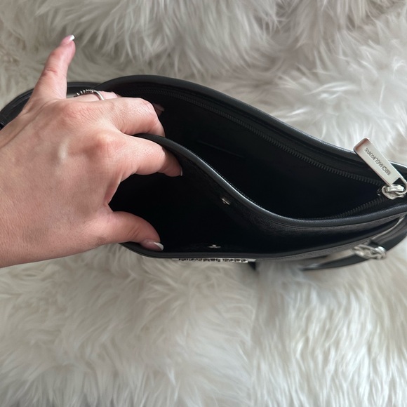 Michael Kors Black and Cream Crossbody Bag - Picture 5 of 5